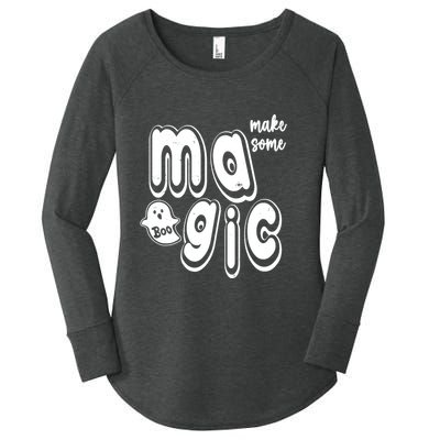 Make Some Magic Halloween Women's Perfect Tri Tunic Long Sleeve Shirt