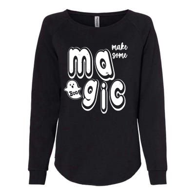 Make Some Magic Halloween Womens California Wash Sweatshirt