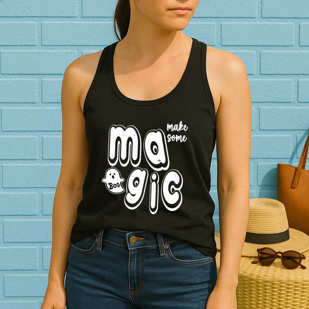 Make Some Magic Halloween Womens Tank Top