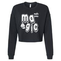 Make Some Magic Halloween Cropped Pullover Crew