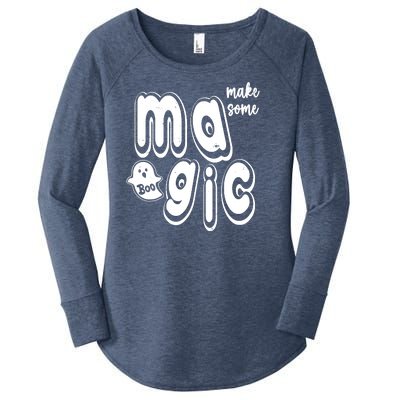 Make Some Magic Halloween Women's Perfect Tri Tunic Long Sleeve Shirt