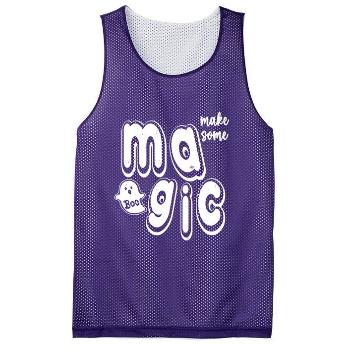 Make Some Magic Halloween Mesh Reversible Basketball Jersey Tank