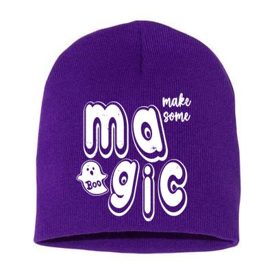 Make Some Magic Halloween Short Acrylic Beanie
