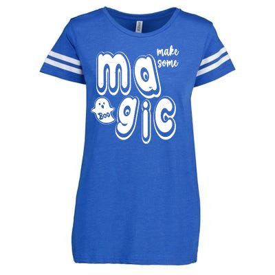 Make Some Magic Halloween Enza Ladies Jersey Football T-Shirt