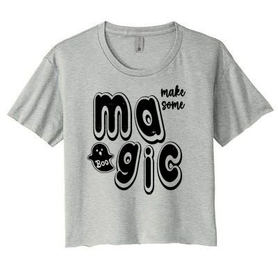 Make Some Magic Halloween Women's Crop Top Tee