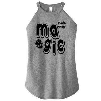 Make Some Magic Halloween Women's Perfect Tri Rocker Tank