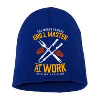 Meat Smoking Meat Grilling Bbq Lovers Dad Bbq Meat Bbq Cute Gift Short Acrylic Beanie