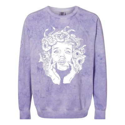 Medusa Snake Colorblast Crewneck Sweatshirt