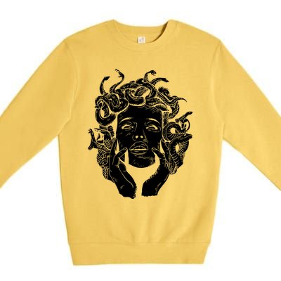 Medusa Snake Premium Crewneck Sweatshirt