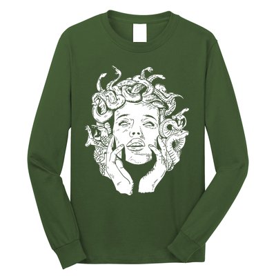 Medusa Snake Long Sleeve Shirt