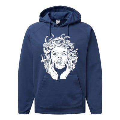 Medusa Snake Performance Fleece Hoodie