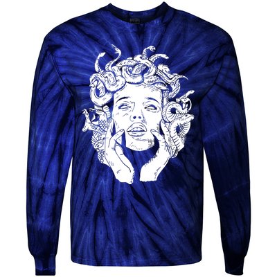 Medusa Snake Tie-Dye Long Sleeve Shirt