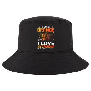 Multiple Sclerosis Ms Warrior I Wear Orange Grandma Gift Cool Comfort Performance Bucket Hat