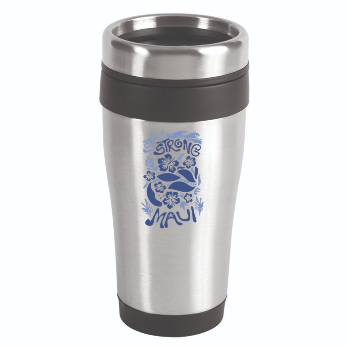 Maui Strong Maui Wildfire Relief Support For Hawaii Fire 16oz Travel Tumbler