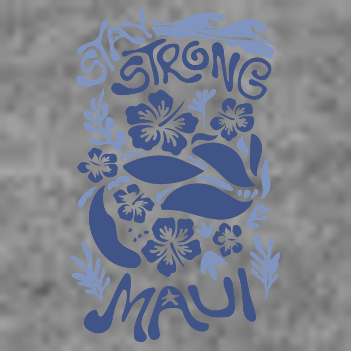 Maui Strong Maui Wildfire Relief Support For Hawaii Fire Sustainable Beanie
