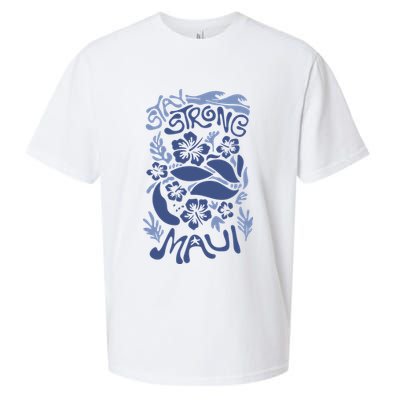 Maui Strong Maui Wildfire Relief Support For Hawaii Fire Sueded Cloud Jersey T-Shirt