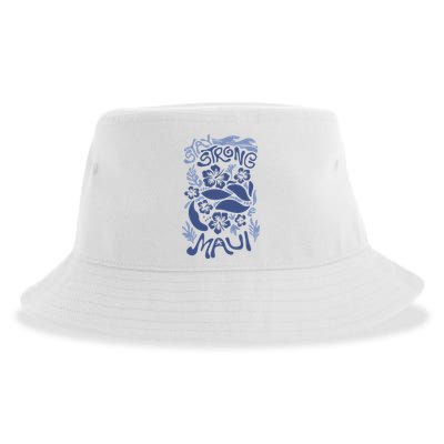 Maui Strong Maui Wildfire Relief Support For Hawaii Fire Sustainable Bucket Hat