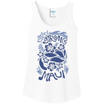 Maui Strong Maui Wildfire Relief Support For Hawaii Fire Ladies Essential Tank