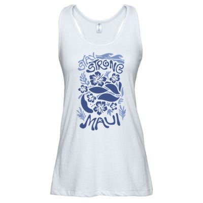 Maui Strong Maui Wildfire Relief Support For Hawaii Fire Ladies Essential Flowy Tank