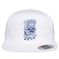 Maui Strong Maui Wildfire Relief Support For Hawaii Fire Flat Bill Trucker Hat