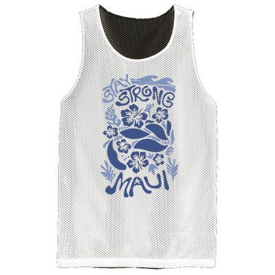 Maui Strong Maui Wildfire Relief Support For Hawaii Fire Mesh Reversible Basketball Jersey Tank