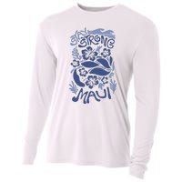 Maui Strong Maui Wildfire Relief Support For Hawaii Fire Cooling Performance Long Sleeve Crew