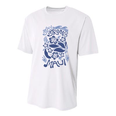 Maui Strong Maui Wildfire Relief Support For Hawaii Fire Youth Performance Sprint T-Shirt