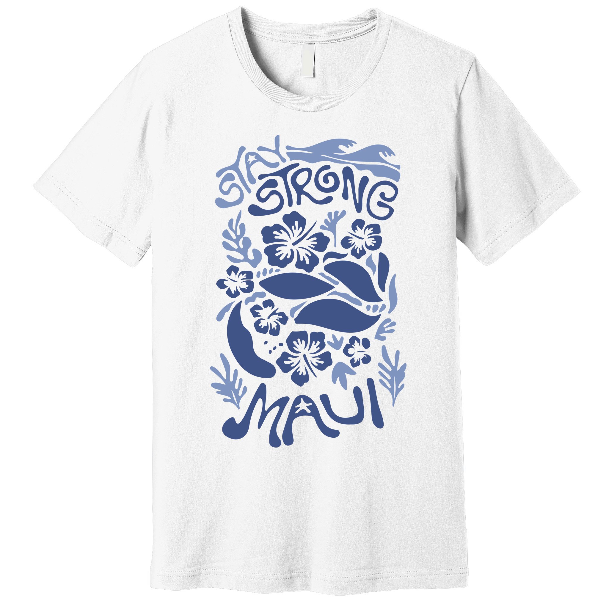 Maui Strong Maui Wildfire Relief Support For Hawaii Fire Premium T-Shirt