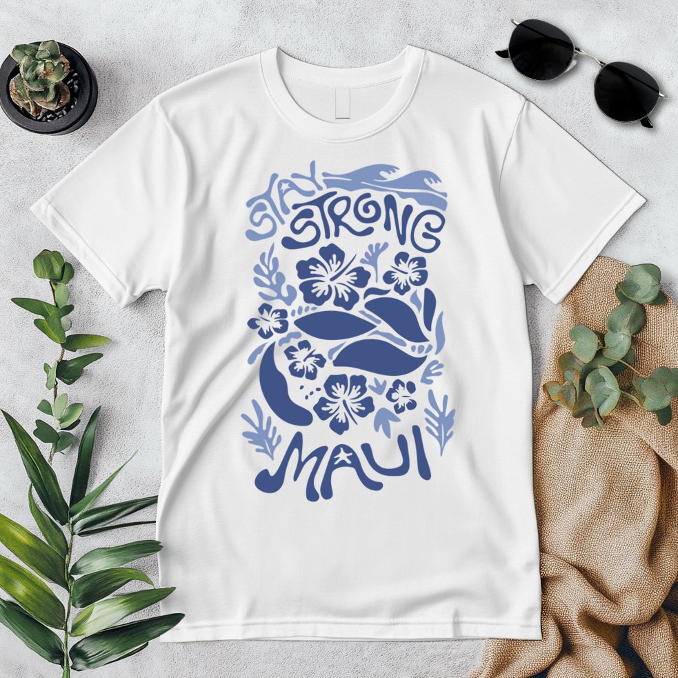 Maui Strong Maui Wildfire Relief Support For Hawaii Fire Premium T-Shirt