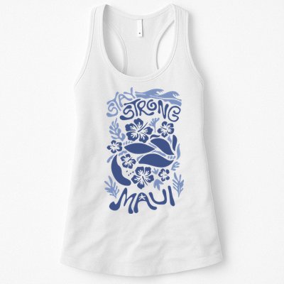 Maui Strong Maui Wildfire Relief Support For Hawaii Fire Womens Tank Top