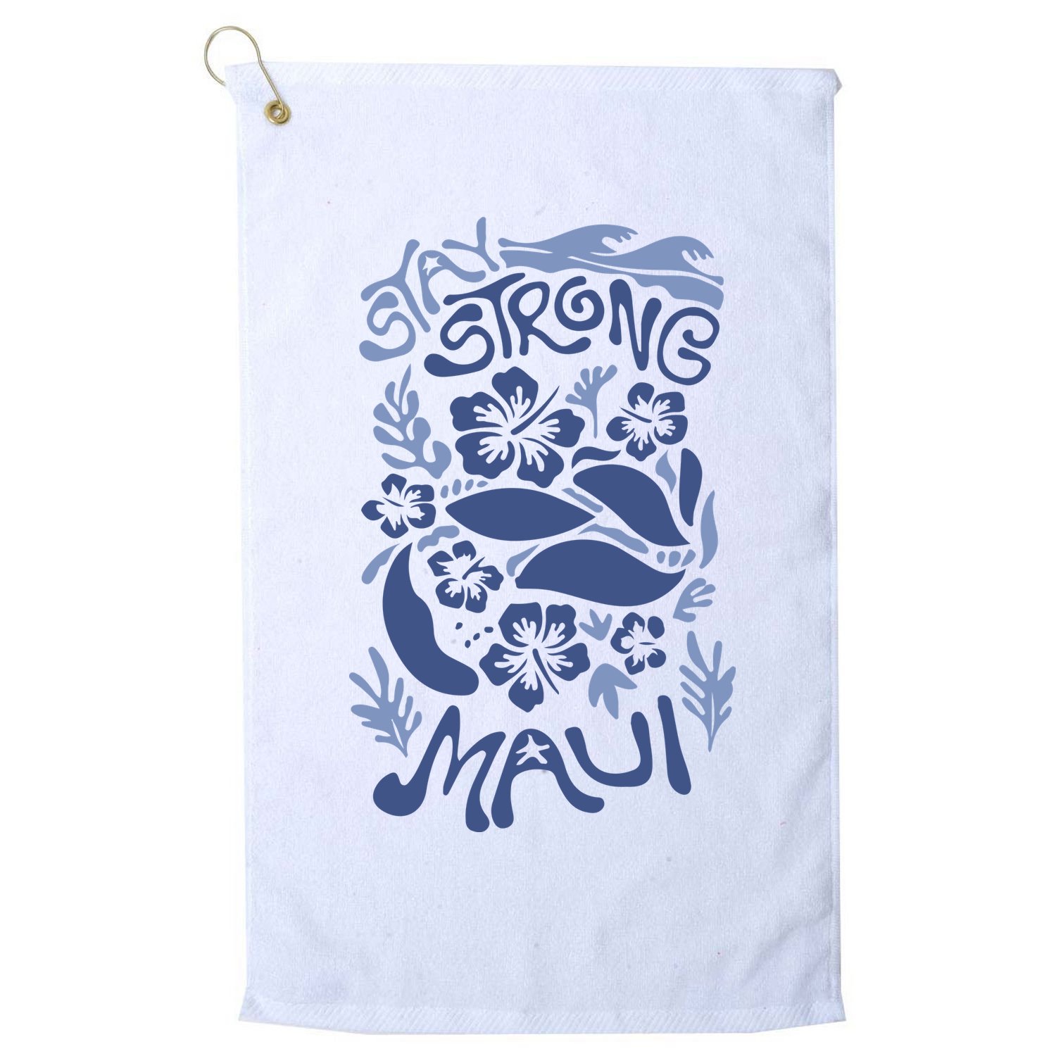 Maui Strong Maui Wildfire Relief Support For Hawaii Fire Golf Towel