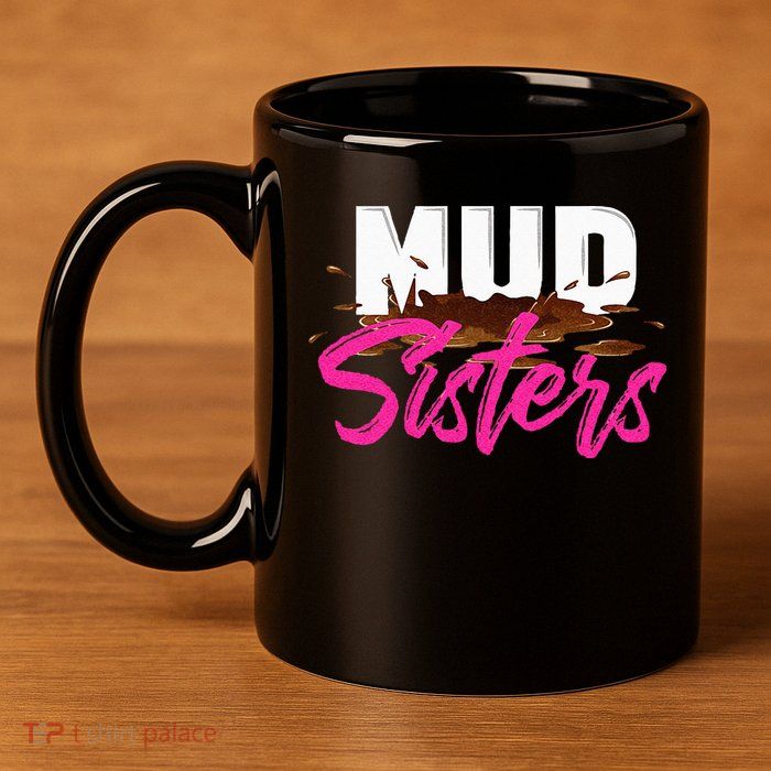 Mud Sisters Mud Girl 11oz C Handle Ceramic Mug