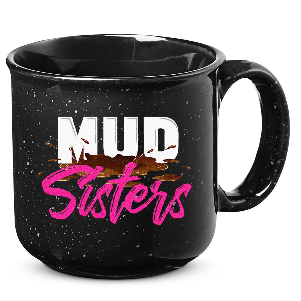 Mud Sisters Mud Girl 15oz Campfire Ceramic Mug