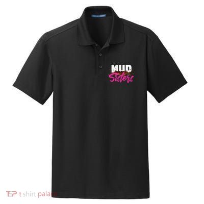 Mud Sisters Mud Girl Dry Zone Grid Polo