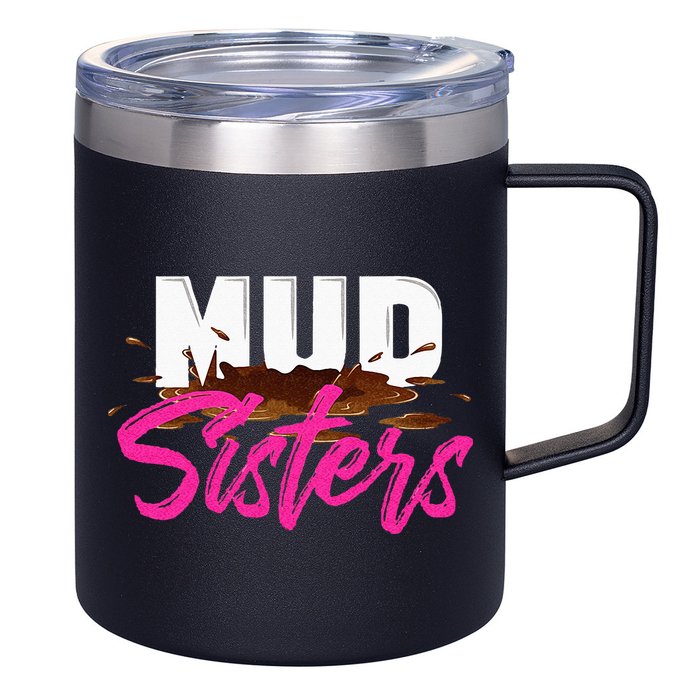 Mud Sisters Mud Girl 12oz Stainless Steel Coffee Mug