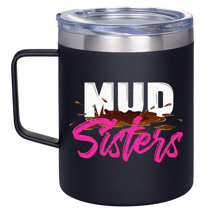 Mud Sisters Mud Girl 12oz Stainless Steel Coffee Mug