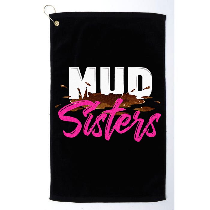 Mud Sisters Mud Girl Golf Towel