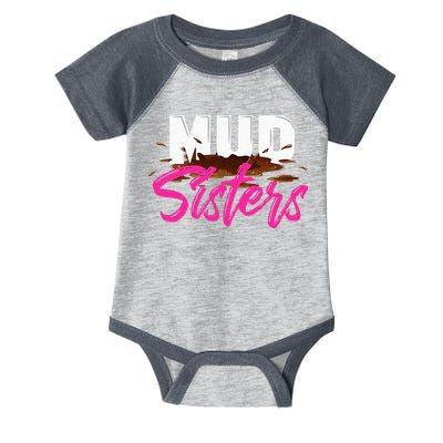 Mud Sisters Mud Girl Infant Baby Jersey Bodysuit