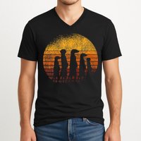 Meerkat Squad Meerkat V-Neck T-Shirt