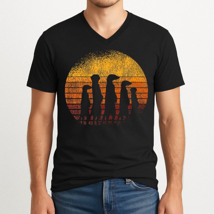 Meerkat Squad Meerkat V-Neck T-Shirt