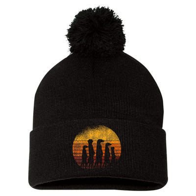 Meerkat Squad Meerkat Pom Pom 12in Knit Beanie