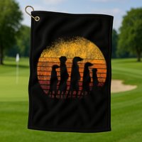 Meerkat Squad Meerkat Golf Towel