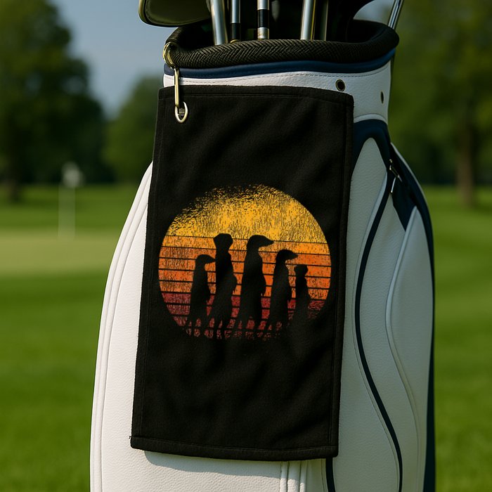 Meerkat Squad Meerkat Golf Towel