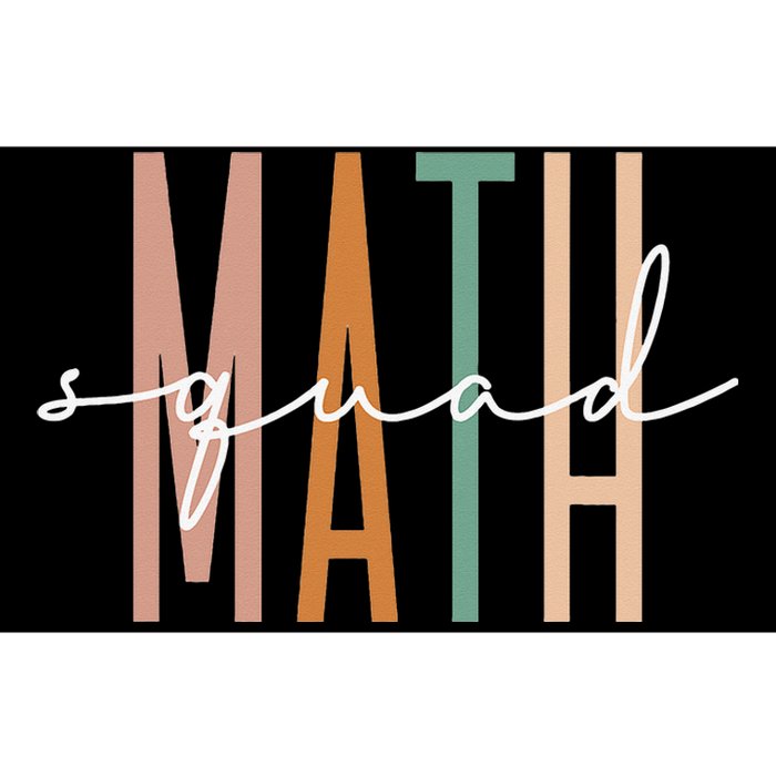 Math Squad Math Teacher Math Class Team Appreciation Bumper Sticker