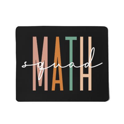 Math Squad Math Teacher Math Class Team Appreciation Mousepad