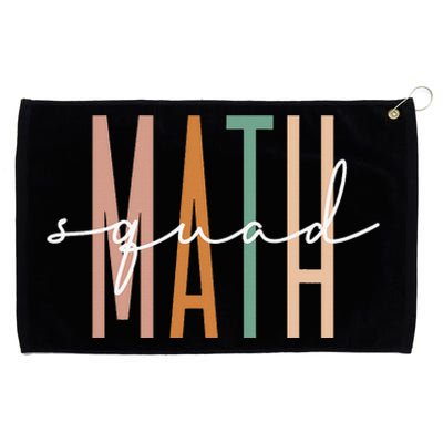 Math Squad Math Teacher Math Class Team Appreciation Grommeted Golf Towel