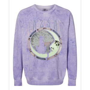 Mazzy Star Moon And Cat Colorblast Crewneck Sweatshirt