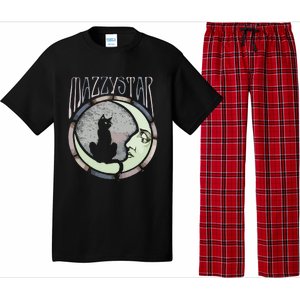 Mazzy Star Moon And Cat Pajama Set