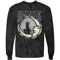 Mazzy Star Moon And Cat Tie-Dye Long Sleeve Shirt