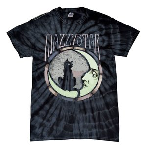 Mazzy Star Moon And Cat Tie-Dye T-Shirt